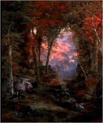 Thomas Moran Autumnal Woods china oil painting image